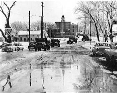Courthouse and Main Street 1957