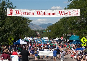 Western Welcome Week Parade in August