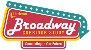 Broadway Corridor Study logo - connecting to our future.