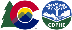 Colorado Department of Public Health and Environment Logo