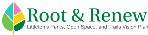 LOGO: Root & Renew - Littleton's parks, open space, and trails vision plan