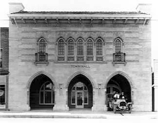 Town Hall 1920 Front view