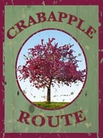Crabapple route sign