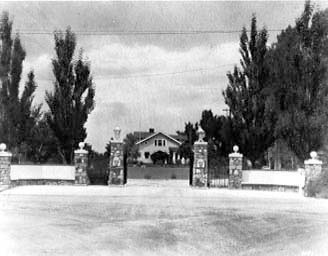 Geneva Home 1945 Exterior view from gate