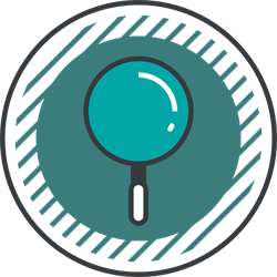 Magnifying glass icon