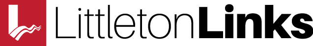 Littleton Links logo with a red Littleton icon and bold black text on a white background.