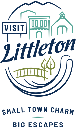Visit Littleton logo - Small Town Charm, Big Escapes