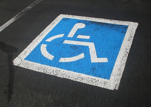 handicap parking spot