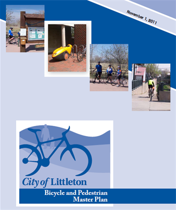Cover page of Bicycle and Pedestrian Master Plan document