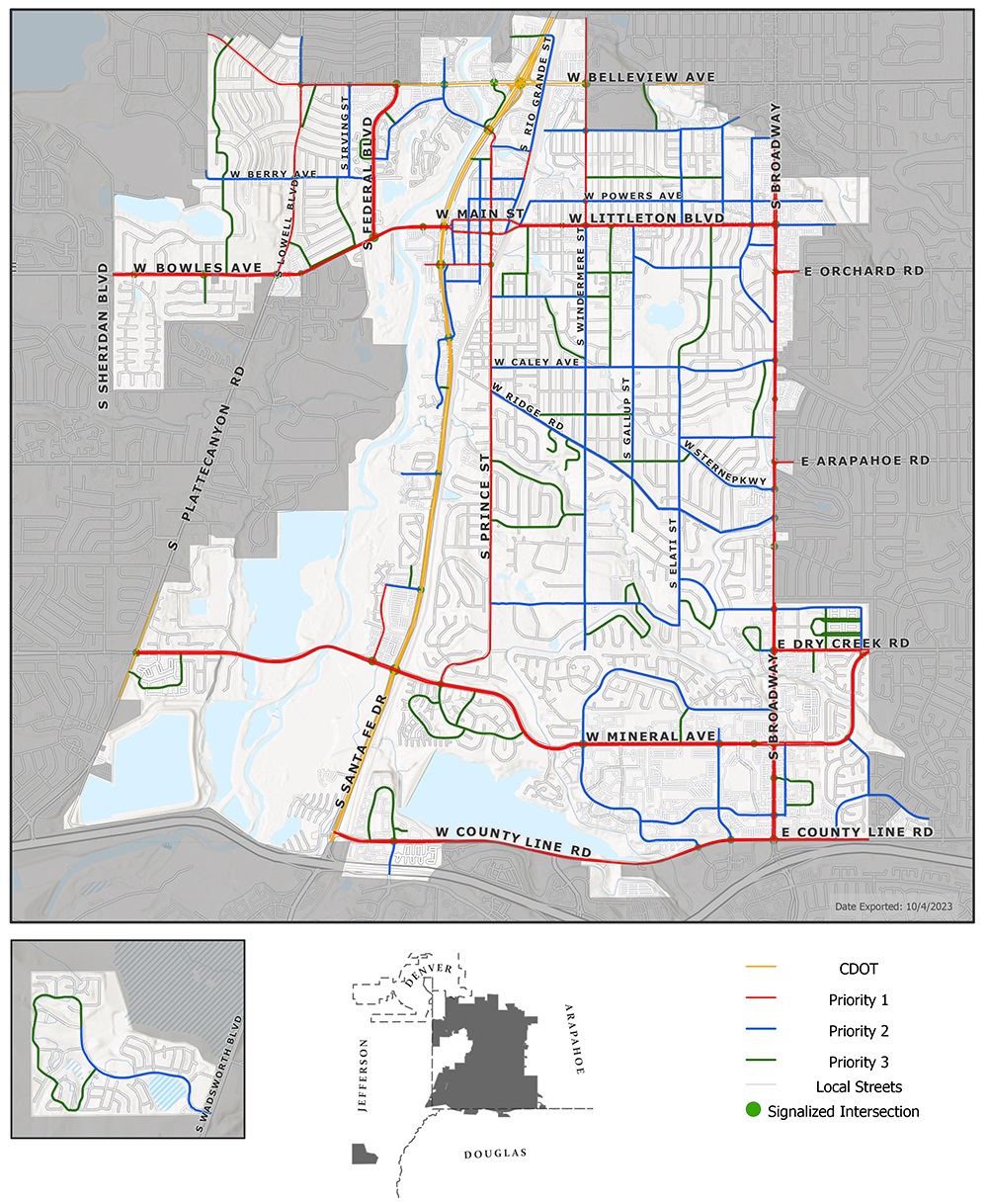 Snow Priorities Map 2023