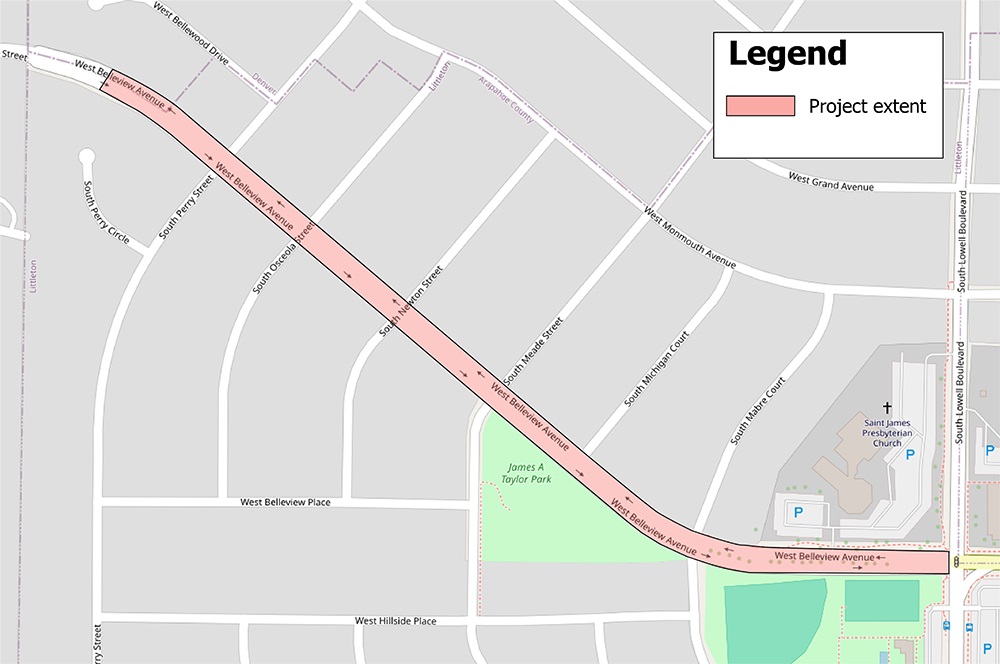 Belleview project map